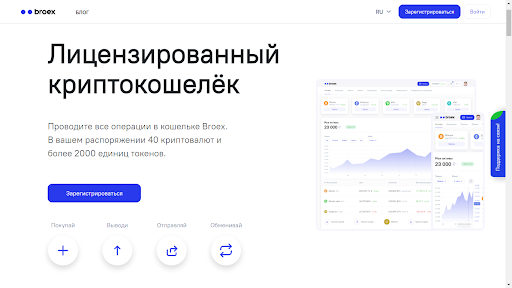 Обзор криптовалютного кошелька и обменника Broex.io и анализ отзывов